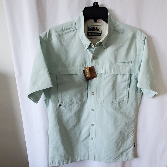 NWT! Men's Eddie Bauer Rainer Ripstop Shirt - UPF 50+ Size: S Great Gift! - Picture 9 of 10